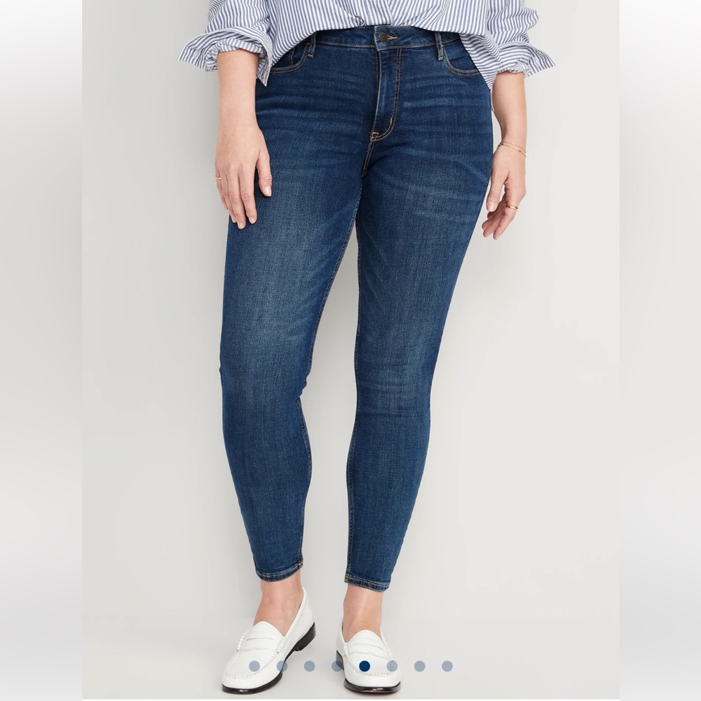 NWT High-Waisted Rockstar Super-Skinny Jeans 👖 - Picture 1 of 4